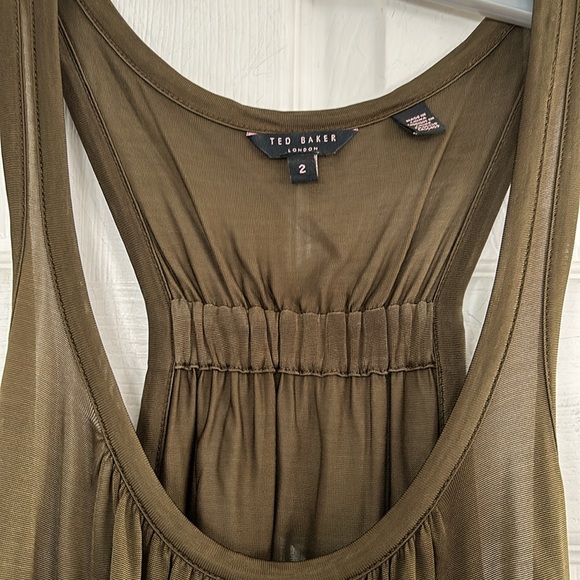 TED BAKER LONDON SLEEVELESS TANK SIZE 2 - Picture 2 of 3